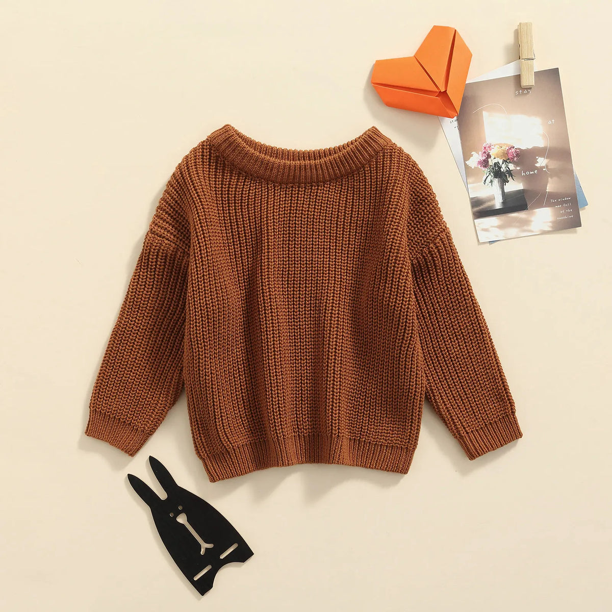 Baby Knit Sweater | Autumn Newborn & Toddler Pullover (0-9M)