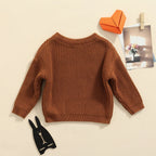 Baby Knit Sweater | Autumn Newborn & Toddler Pullover (0-9M)
