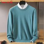 Men's Luxury Mink Cashmere Sweater | Cozy Autumn Knit Pullover