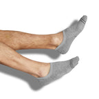 Grey  No Show Socks - 3 Pack